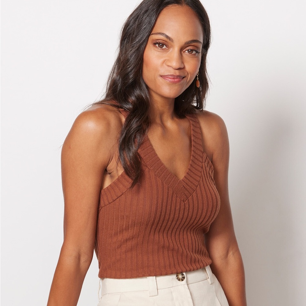 EVEREVE Cross Back Rib Tank